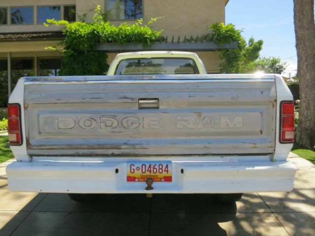 1982 White Dodge Other Pickups Standard Cab Pickup