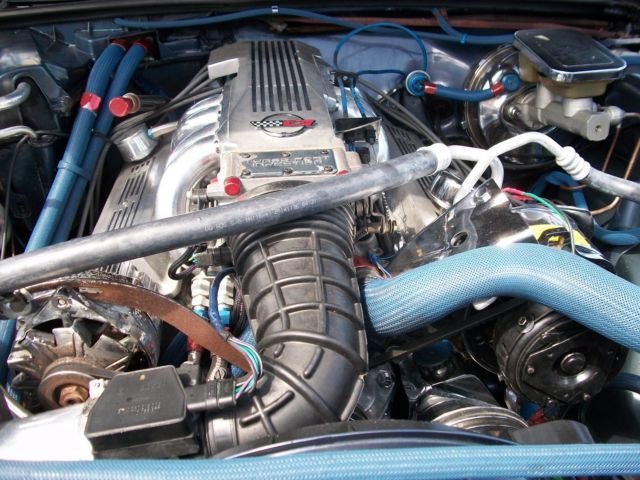 1982 Blue Chevrolet El Camino 2 dr. coupe