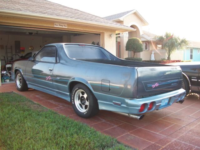 1982 Blue Chevrolet El Camino 2 dr. coupe