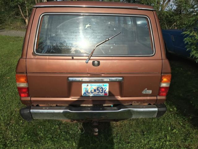 1982 Brown Toyota Land Cruiser Wagon