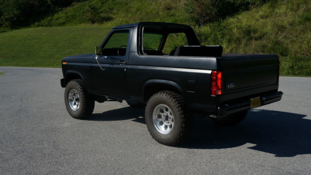 1982 Matte Black Ford Bronco