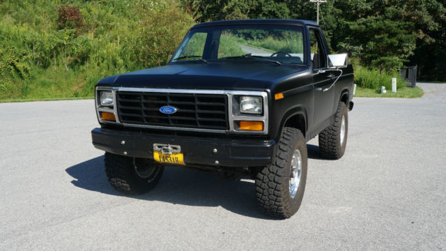 1982 Matte Black Ford Bronco