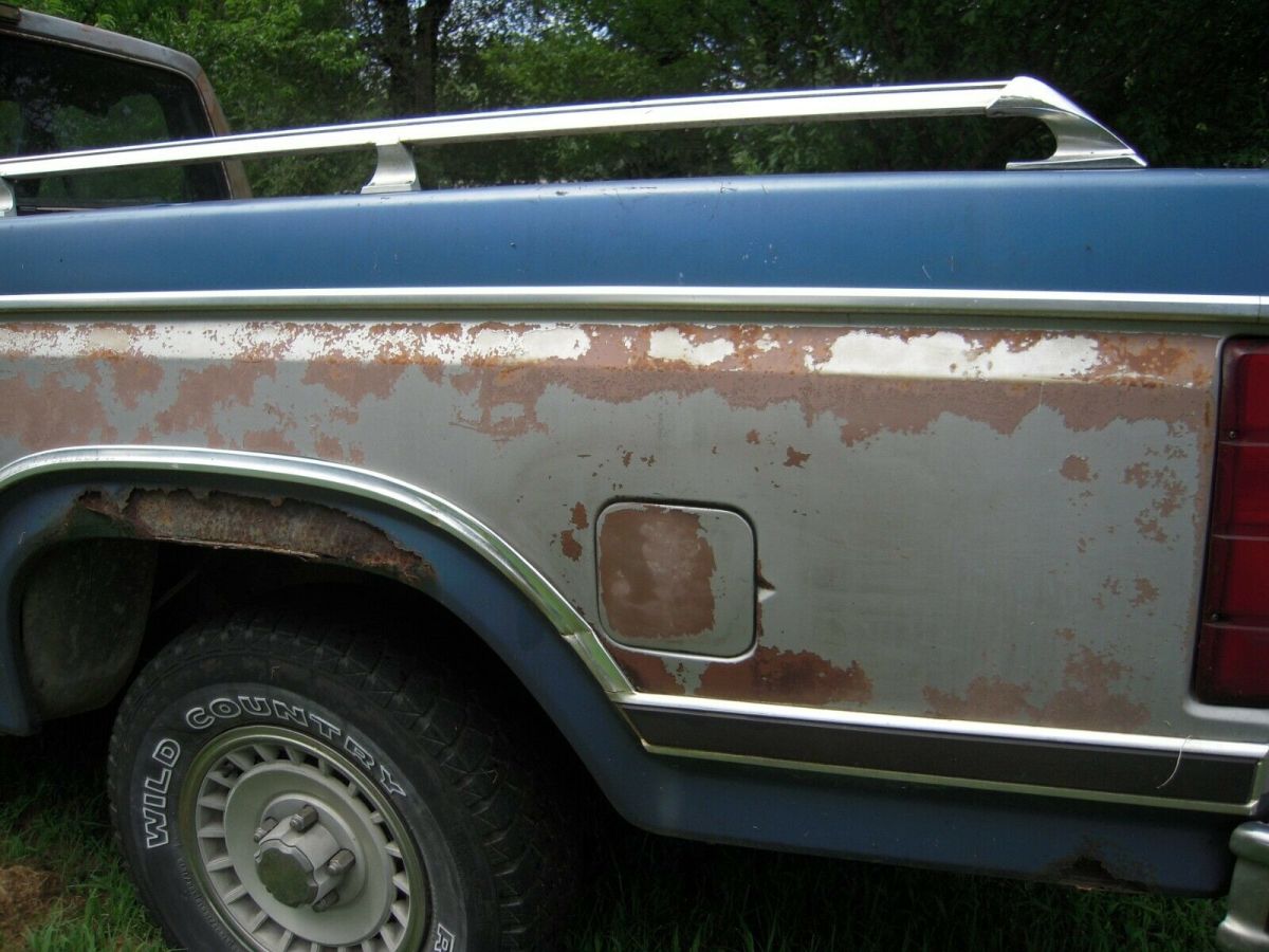 1982 Blue Ford F-100 Standard Cab Pickup