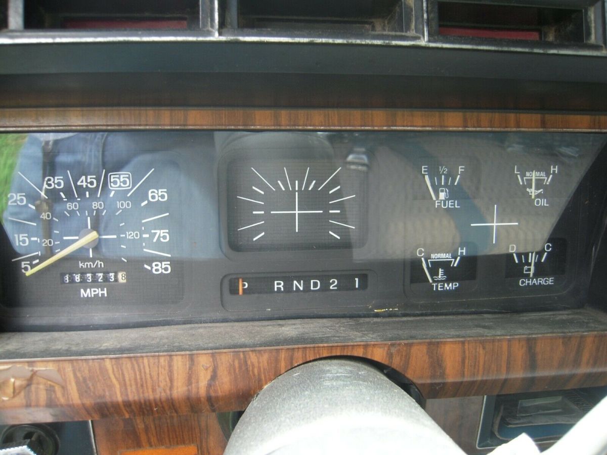 1982 Blue Ford F-100 Standard Cab Pickup