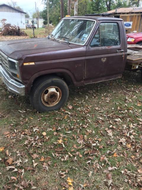 1982 Brown Ford F-350 FLATBED