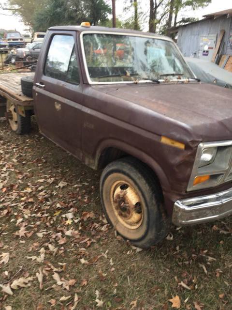 1982 Brown Ford F-350 FLATBED