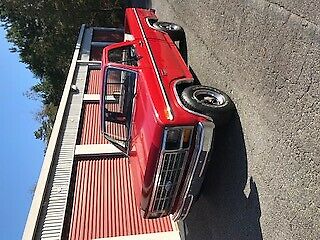 1982 Red Ford F-100 Standard Cab Pickup