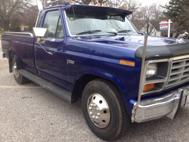 1982 Blue Ford F-250 Standard Cab Pickup