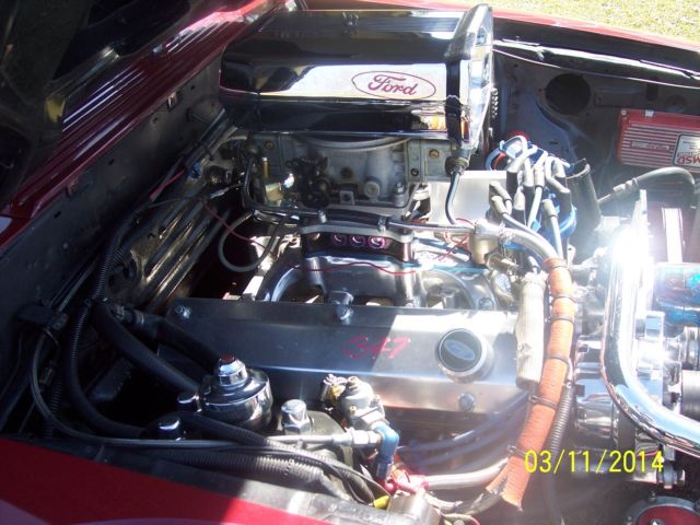 1982 red Ford Mustang
