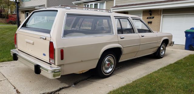 1982 Tan Ford LTD Station Wagon
