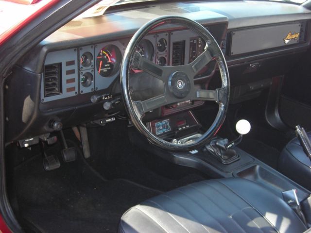 1982 Red Ford Mustang Hatchback