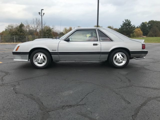 1982 Silver Ford Mustang Hatchback