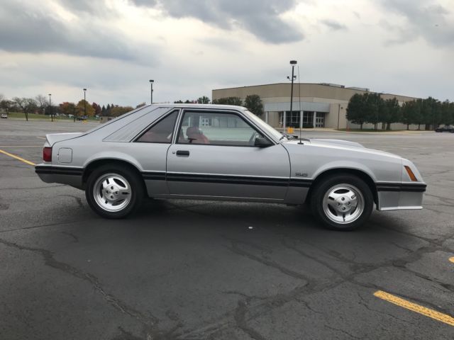 1982 Silver Ford Mustang Hatchback