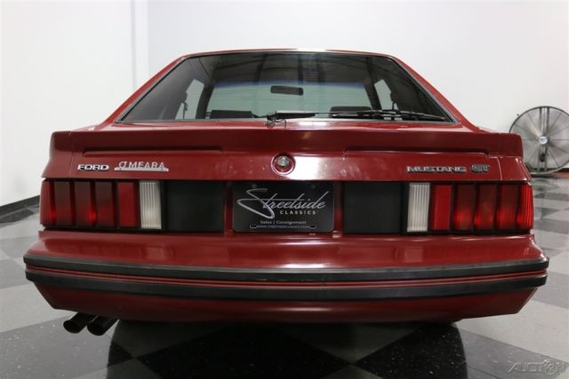 1982 Red Ford Mustang