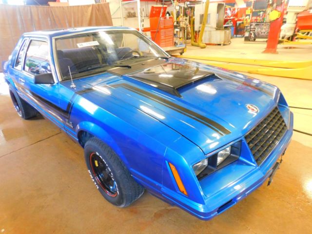 1982 Blue Ford Mustang Coupe
