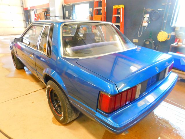 1982 Blue Ford Mustang Coupe