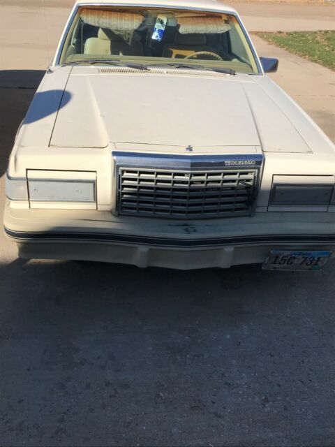 1982 Cream Ford Thunderbird Coupe