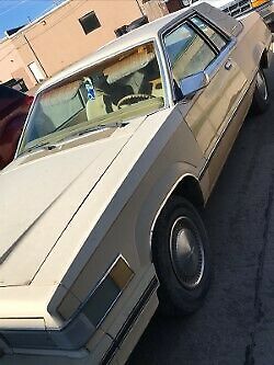 1982 Cream Ford Thunderbird Coupe