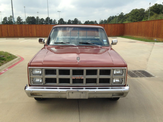 1982 Brown/Tan GMC Sierra 1500 Standard Cab Pickup