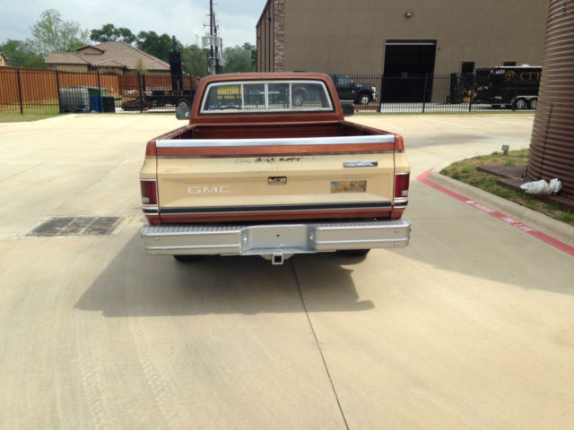 1982 Brown/Tan GMC Sierra 1500 Standard Cab Pickup