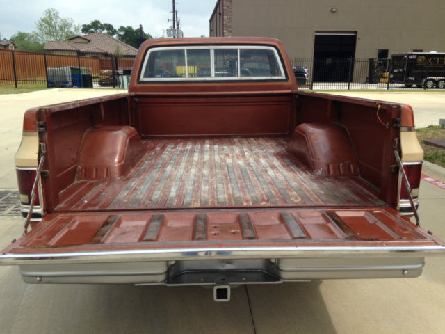 1982 Brown/Tan GMC Sierra 1500 Standard Cab Pickup