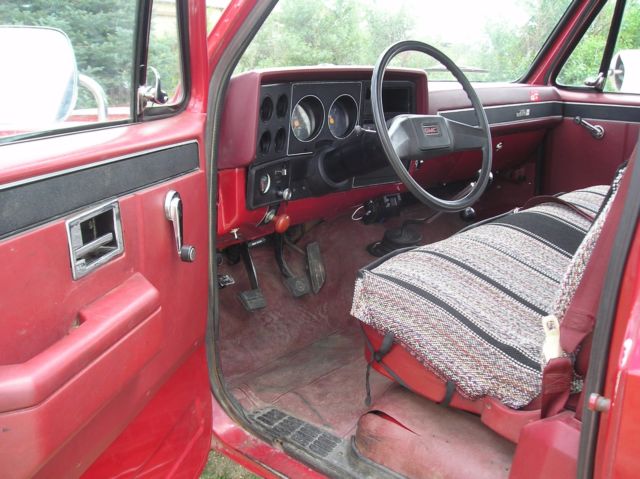 1982 Red Chevrolet C/K Pickup 3500