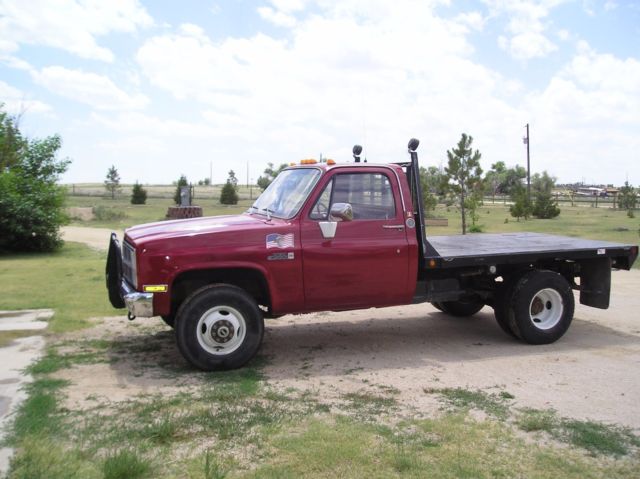 1982 Red Chevrolet C/K Pickup 3500