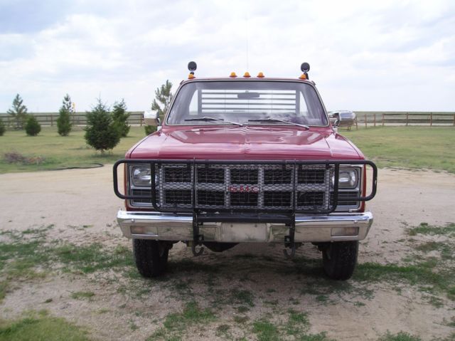 1982 Red Chevrolet C/K Pickup 3500