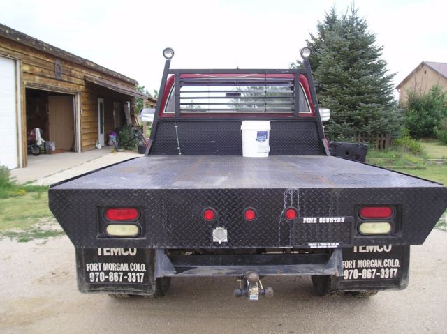 1982 Red Chevrolet C/K Pickup 3500