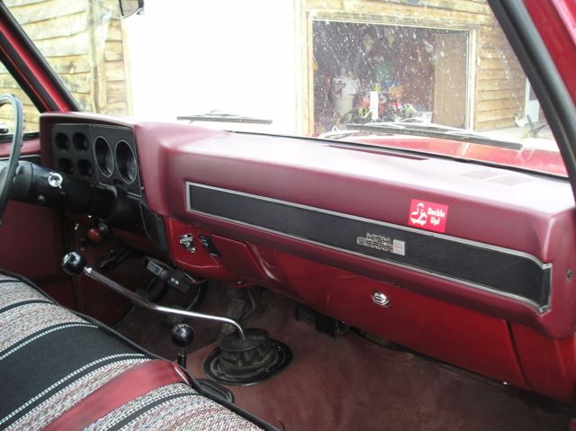 1982 Red Chevrolet C/K Pickup 3500
