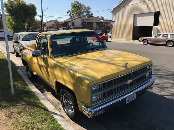 1982 Yellow Chevrolet Other Pickups