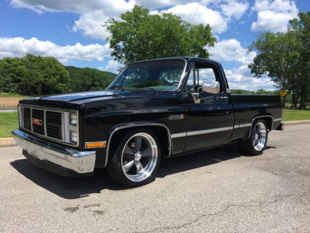 1982 black Chevrolet C-10