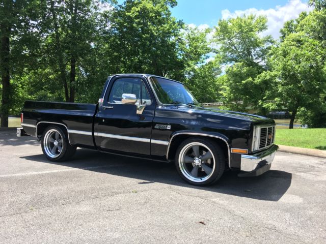 1982 black Chevrolet C-10