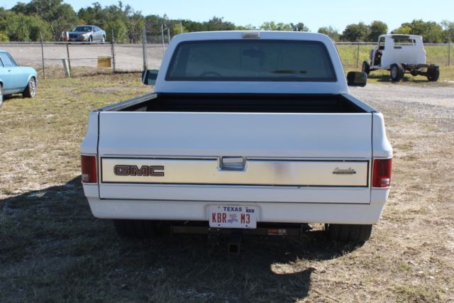 1982 White GMC Sierra 1500 Standard Cab Pickup