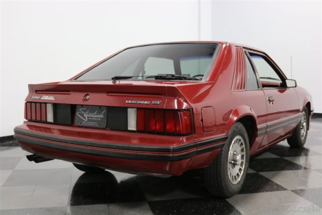 1982 Red Ford Mustang