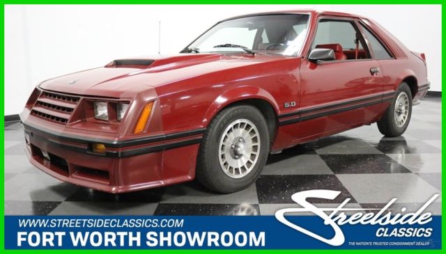 1982 Red Ford Mustang