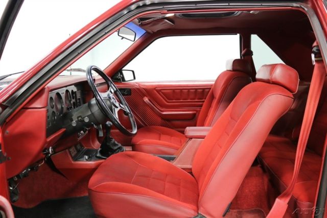 1982 Red Ford Mustang