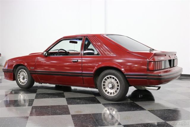 1982 Red Ford Mustang