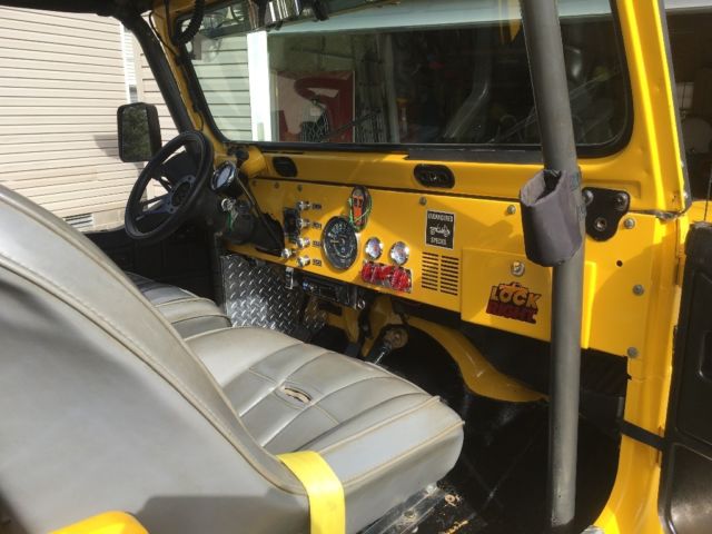 1982 Yellow Jeep CJ Cab & Chassis