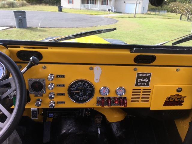1982 Yellow Jeep CJ Cab & Chassis