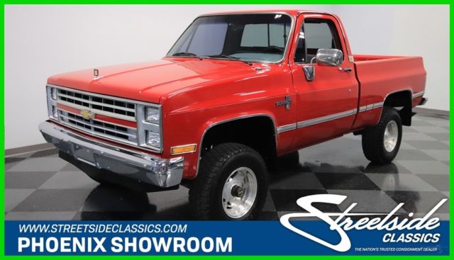 1982 Red Chevrolet K10