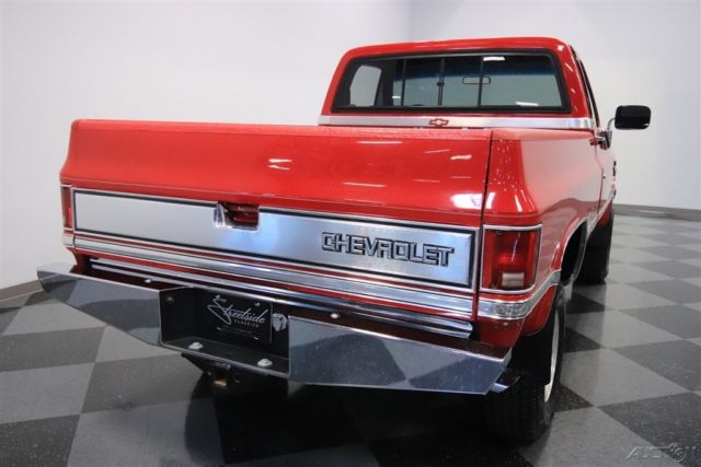 1982 Red Chevrolet K10