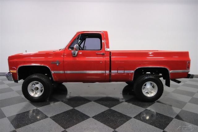 1982 Red Chevrolet K10
