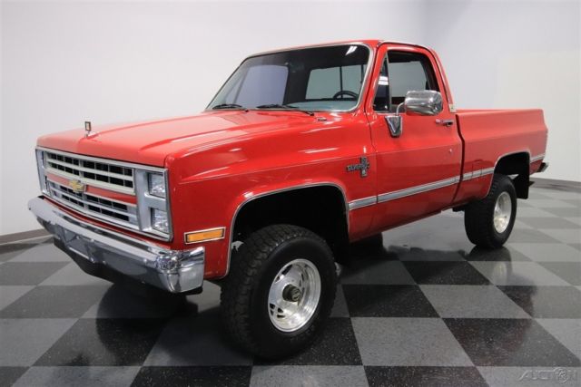 1982 Red Chevrolet K10
