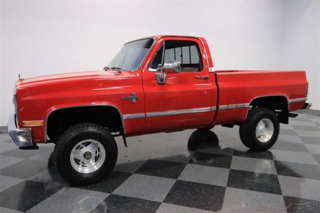 1982 Red Chevrolet K10