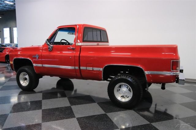 1982 Red Chevrolet K10