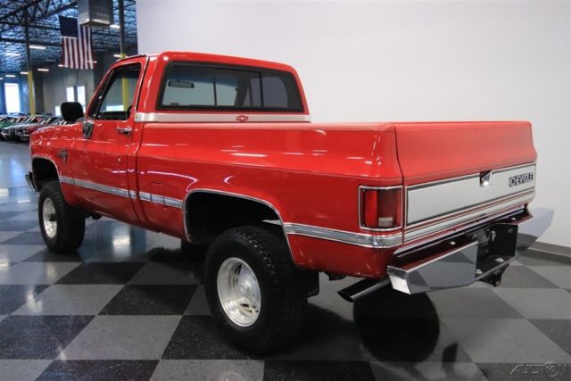 1982 Red Chevrolet K10