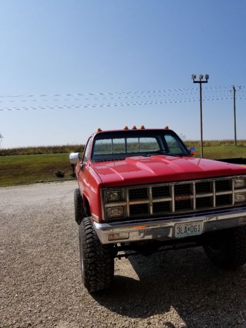 1982 Red Chevrolet C/K Pickup 3500 Standard Cab Pickup