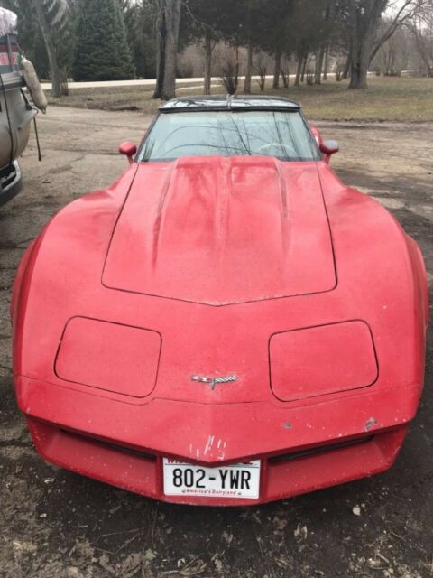 1982 Red Chevrolet Corvette Coupe