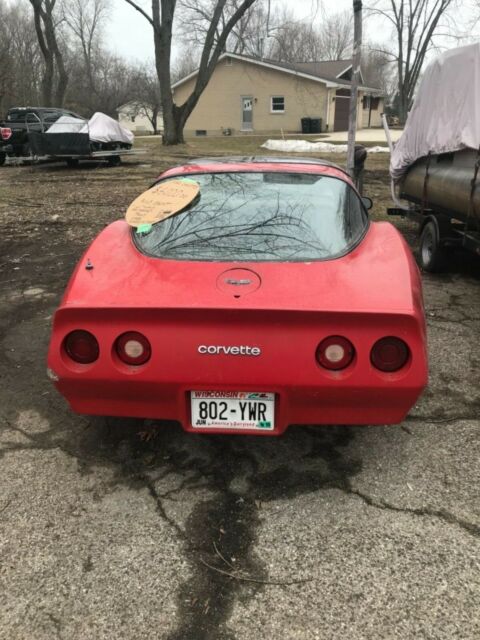 1982 Red Chevrolet Corvette Coupe